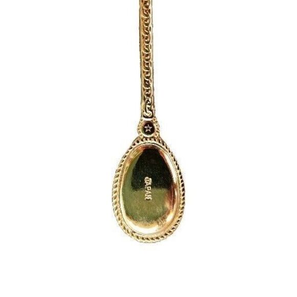 Vintage California SOUVENIR Spoon Enameled And Gold Tone Japan Stamped - Picture 7 of 8